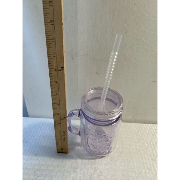 Aladdin Mason Jar 20 oz with added flex straw clear color - Picture 3 of 4